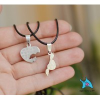 Кулон парный "Сердечки". Цена за 1 пару